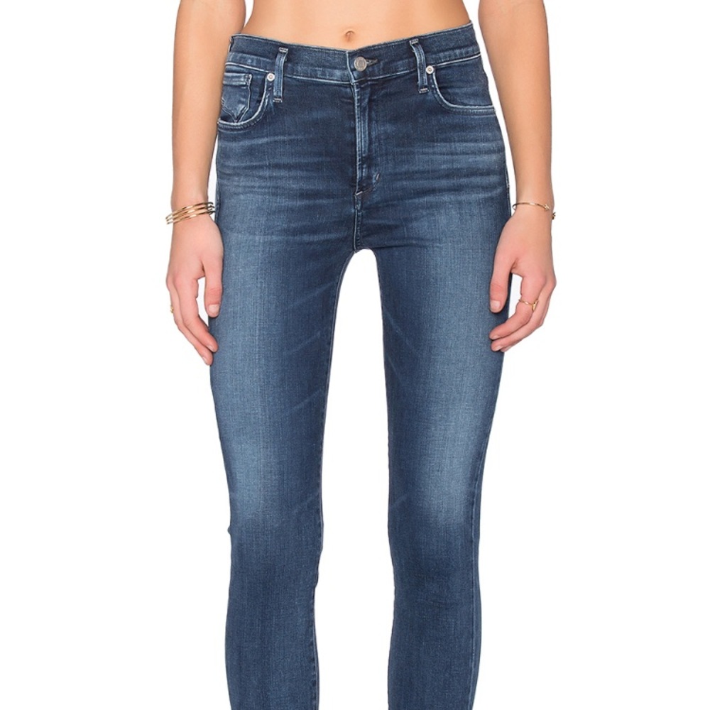 AGOLDE Sophie Hi Rise Skinny Crop Jeans, 28